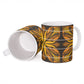 Old Gold Khotso Mojalefa Poone Ceramic Mug Basotho Khotso Blanket Inspired