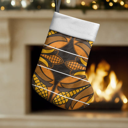 Old Gold Khotso Mojalefa Poone Christmas Stocking Basotho Khotso Blanket Inspired