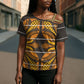 Old Gold Khotso Mojalefa Poone Cross Shoulder Shirt Basotho Khotso Blanket Inspired