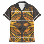 Old Gold Khotso Mojalefa Poone Hawaiian Shirt Basotho Khotso Blanket Inspired