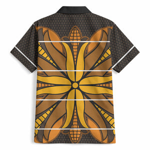 Old Gold Khotso Mojalefa Poone Hawaiian Shirt Basotho Khotso Blanket Inspired
