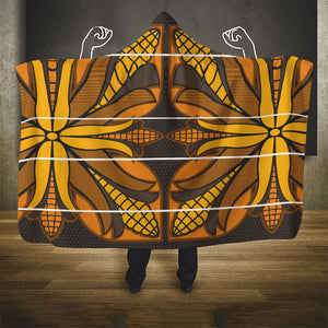 Old Gold Khotso Mojalefa Poone Hooded Blanket Basotho Khotso Blanket Inspired