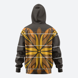 Old Gold Khotso Mojalefa Poone Hoodie Basotho Khotso Blanket Inspired