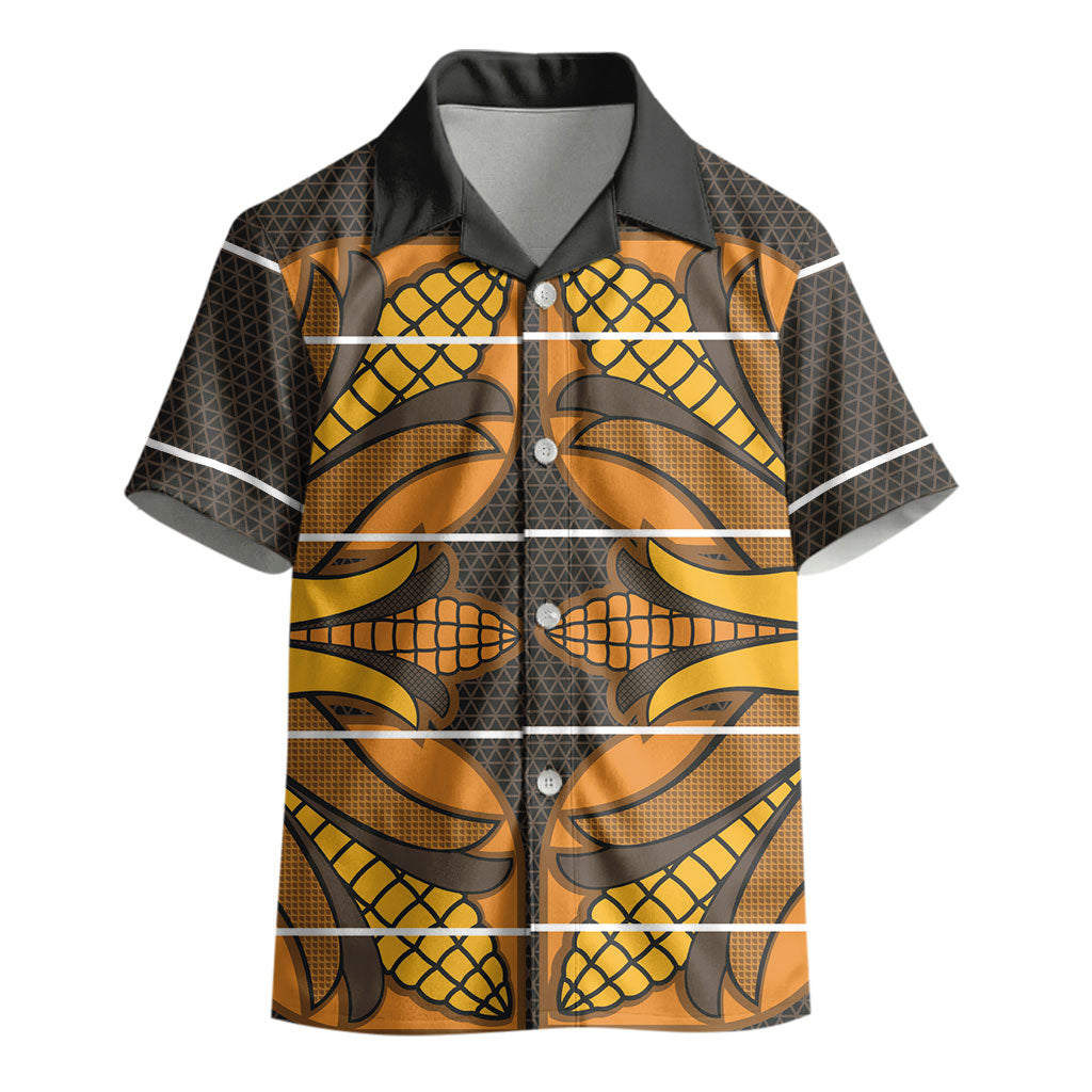 Old Gold Khotso Mojalefa Poone Kid Hawaiian Shirt Basotho Khotso Blanket Inspired