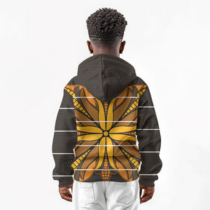 Old Gold Khotso Mojalefa Poone Kid Hoodie Basotho Khotso Blanket Inspired