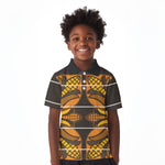 Old Gold Khotso Mojalefa Poone Kid Polo Shirt Basotho Khotso Blanket Inspired