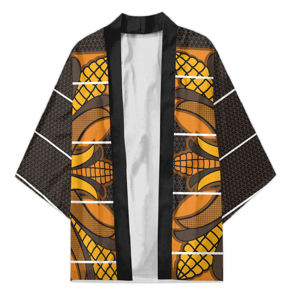 Old Gold Khotso Mojalefa Poone Kimono Basotho Khotso Blanket Inspired