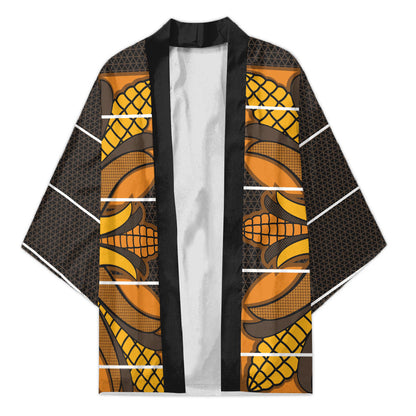 Old Gold Khotso Mojalefa Poone Kimono Basotho Khotso Blanket Inspired