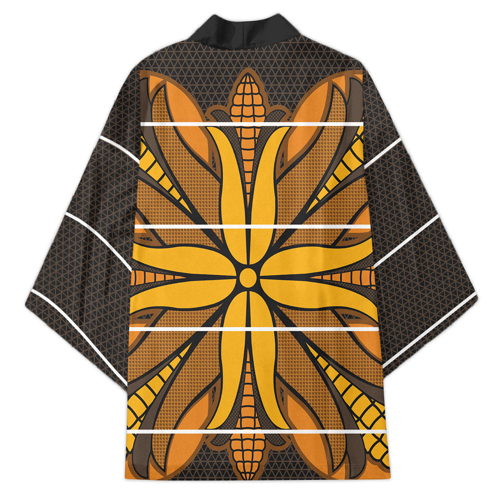 Old Gold Khotso Mojalefa Poone Kimono Basotho Khotso Blanket Inspired