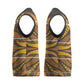 Old Gold Khotso Mojalefa Poone Christmas Knitted V-Neck Vest Basotho Khotso Blanket Inspired