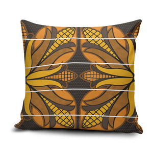Old Gold Khotso Mojalefa Poone Pillow Cover Basotho Khotso Blanket Inspired