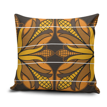Old Gold Khotso Mojalefa Poone Pillow Cover Basotho Khotso Blanket Inspired