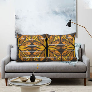 Old Gold Khotso Mojalefa Poone Pillow Cover Basotho Khotso Blanket Inspired