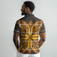 Old Gold Khotso Mojalefa Poone Polo Shirt Basotho Khotso Blanket Inspired