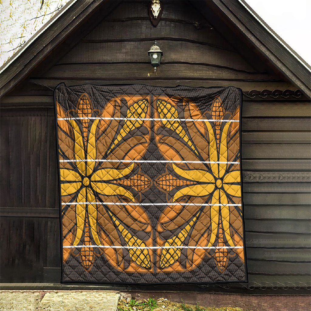 Old Gold Khotso Mojalefa Poone Quilt Basotho Khotso Blanket Inspired