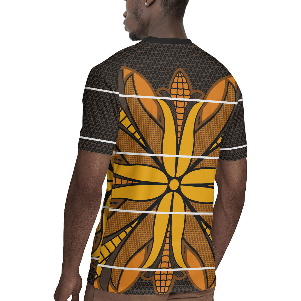 Old Gold Khotso Mojalefa Poone Rugby Jersey Basotho Khotso Blanket Inspired