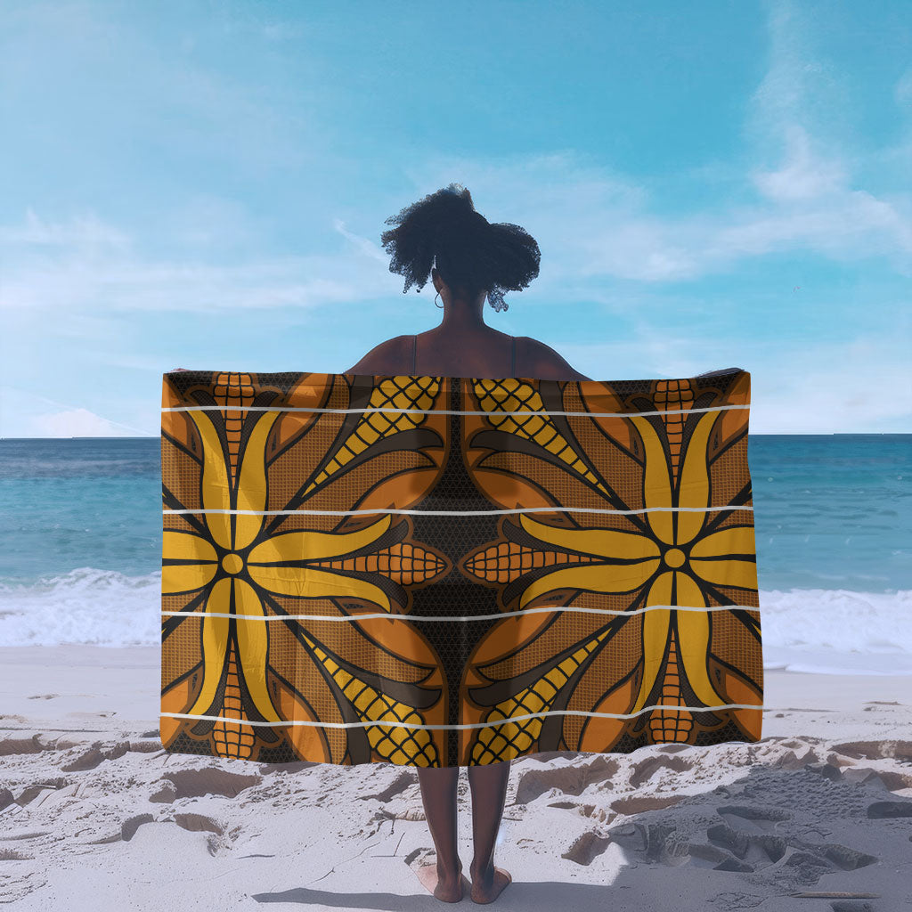 Old Gold Khotso Mojalefa Poone Sarong Basotho Khotso Blanket Inspired