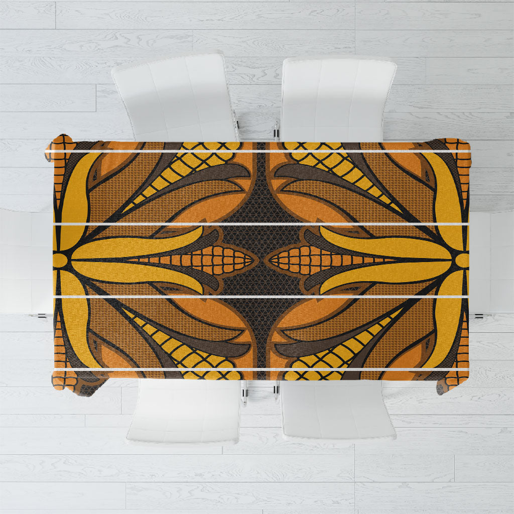 Old Gold Khotso Mojalefa Poone Tablecloth Basotho Khotso Blanket Inspired