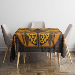 Old Gold Khotso Mojalefa Poone Tablecloth Basotho Khotso Blanket Inspired
