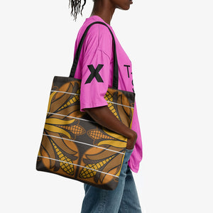 Old Gold Khotso Mojalefa Poone Tote Bag Basotho Khotso Blanket Inspired