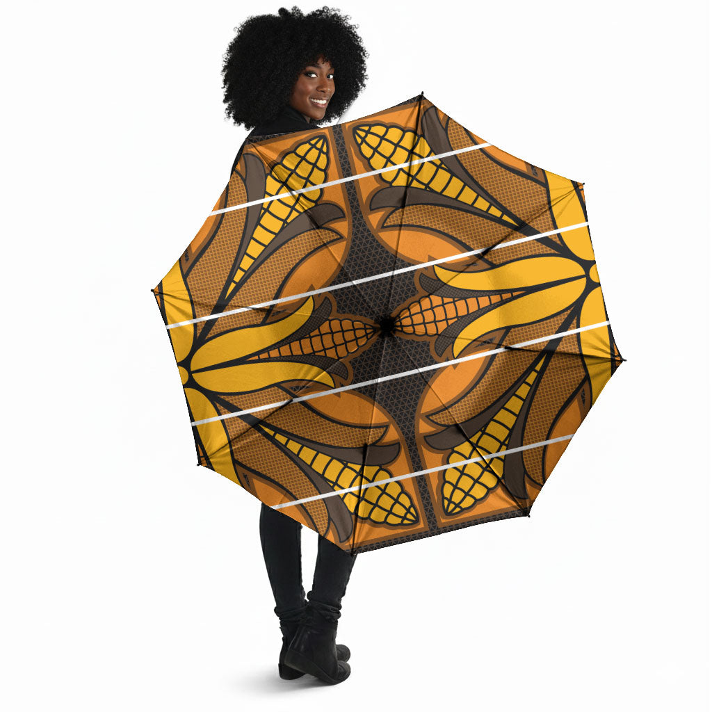 Old Gold Khotso Mojalefa Poone Umbrella Basotho Khotso Blanket Inspired