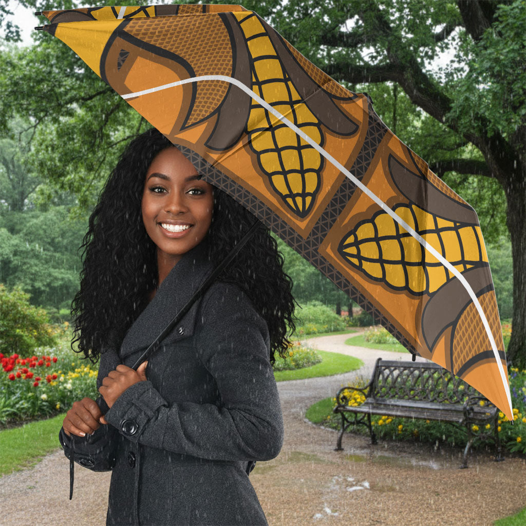 Old Gold Khotso Mojalefa Poone Umbrella Basotho Khotso Blanket Inspired