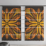 Old Gold Khotso Mojalefa Poone Window Curtain Basotho Khotso Blanket Inspired