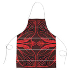Scarlet Red Khotso Mojalefa Poone Apron Basotho Khotso Blanket Inspired