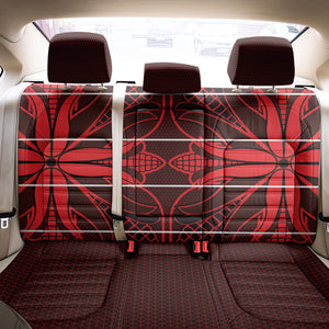 Scarlet Red Khotso Mojalefa Poone Back Car Seat Cover Basotho Khotso Blanket Inspired