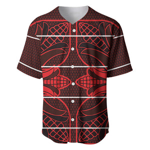 Scarlet Red Khotso Mojalefa Poone Baseball Jersey Basotho Khotso Blanket Inspired