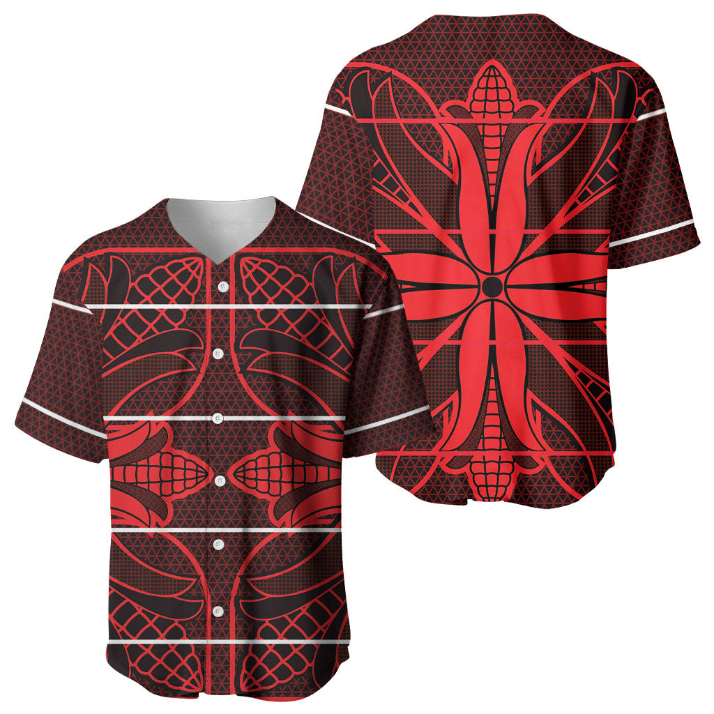 Scarlet Red Khotso Mojalefa Poone Baseball Jersey Basotho Khotso Blanket Inspired