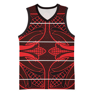 Scarlet Red Khotso Mojalefa Poone Basketball Jersey Basotho Khotso Blanket Inspired