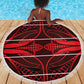 Scarlet Red Khotso Mojalefa Poone Beach Blanket Basotho Khotso Blanket Inspired