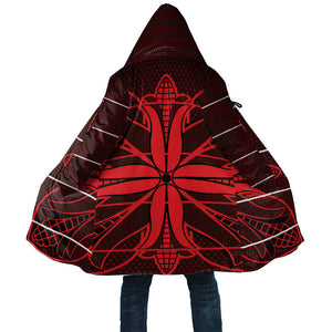 Scarlet Red Khotso Mojalefa Poone Cloak Basotho Khotso Blanket Inspired