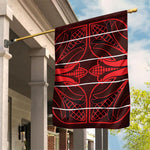 Scarlet Red Khotso Mojalefa Poone Garden Flag Basotho Khotso Blanket Inspired