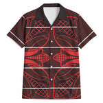 Scarlet Red Khotso Mojalefa Poone Hawaiian Shirt Basotho Khotso Blanket Inspired