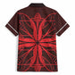 Scarlet Red Khotso Mojalefa Poone Hawaiian Shirt Basotho Khotso Blanket Inspired