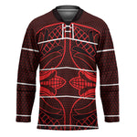 Scarlet Red Khotso Mojalefa Poone Hockey Jersey Basotho Khotso Blanket Inspired