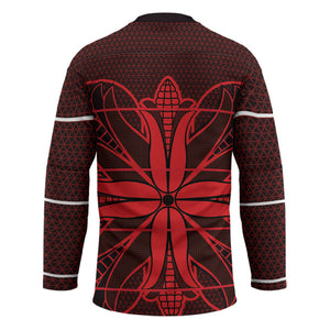 Scarlet Red Khotso Mojalefa Poone Hockey Jersey Basotho Khotso Blanket Inspired