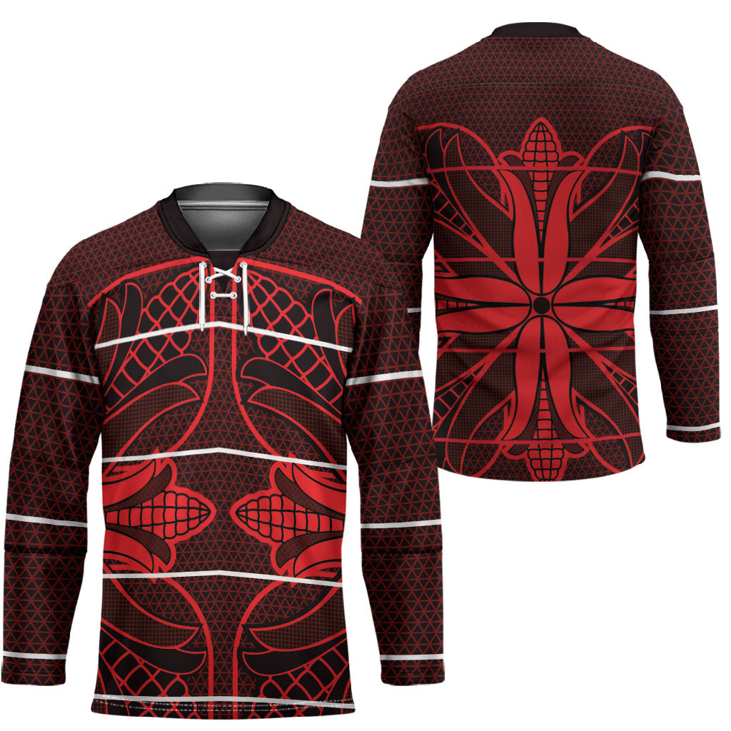Scarlet Red Khotso Mojalefa Poone Hockey Jersey Basotho Khotso Blanket Inspired