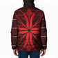 Scarlet Red Khotso Mojalefa Poone Padded Jacket Basotho Khotso Blanket Inspired