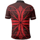 Scarlet Red Khotso Mojalefa Poone Polo Shirt Basotho Khotso Blanket Inspired