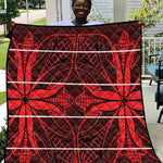 Scarlet Red Khotso Mojalefa Poone Quilt Basotho Khotso Blanket Inspired