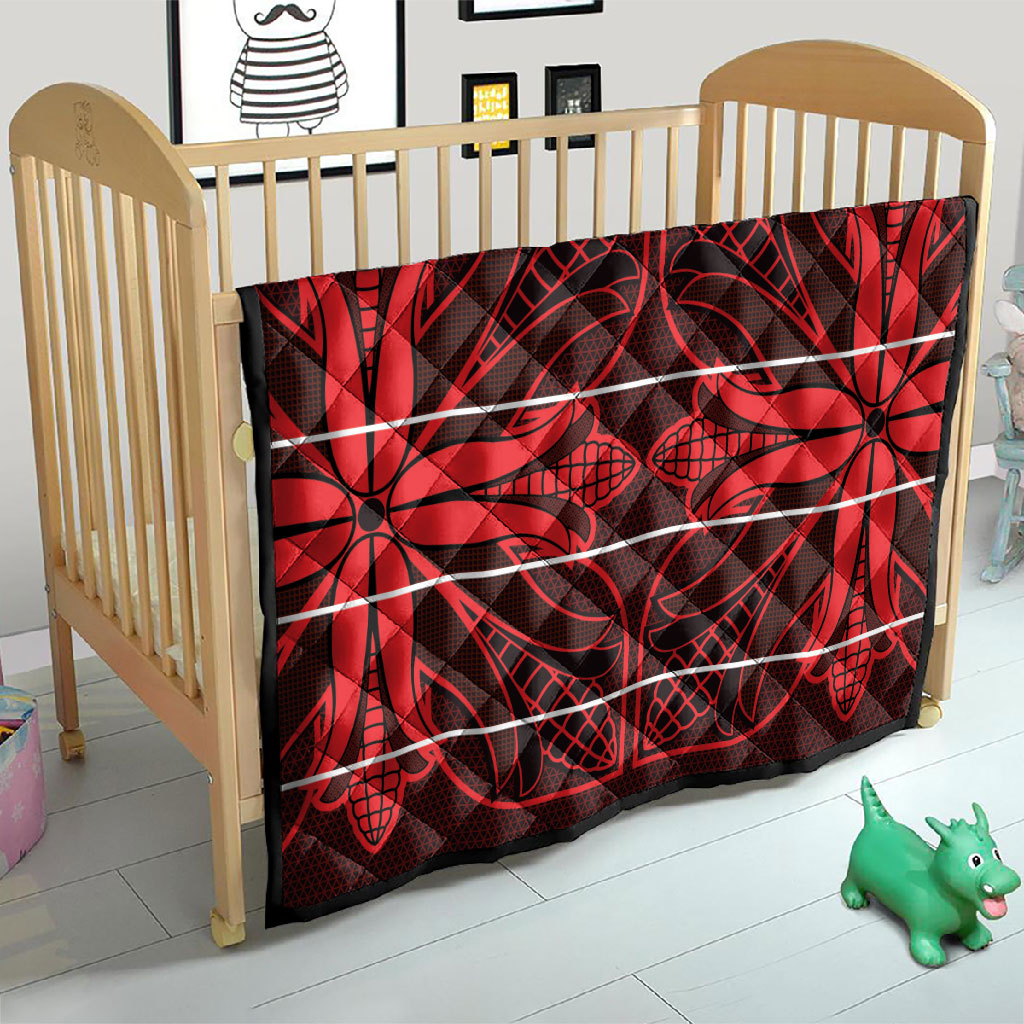 Scarlet Red Khotso Mojalefa Poone Quilt Basotho Khotso Blanket Inspired