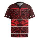 Scarlet Red Khotso Mojalefa Poone Rugby Jersey Basotho Khotso Blanket Inspired