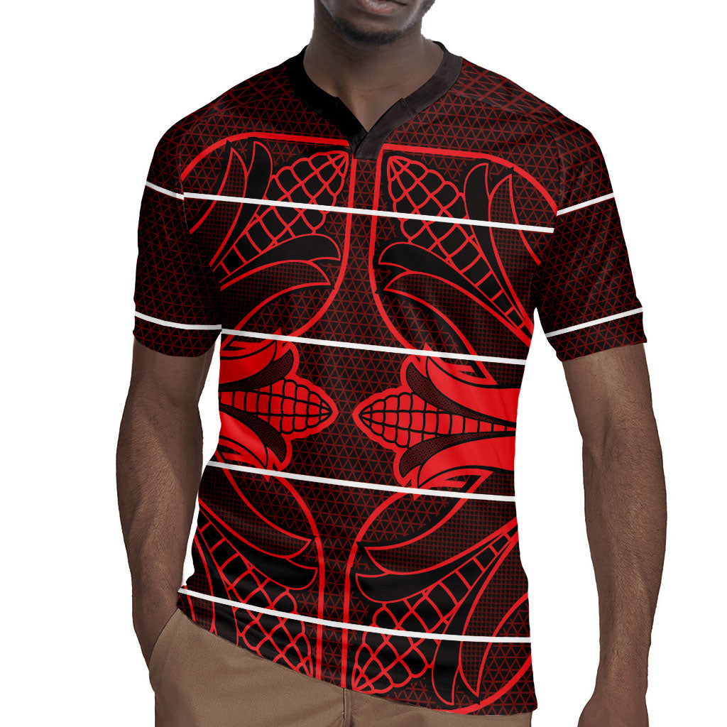 Scarlet Red Khotso Mojalefa Poone Rugby Jersey Basotho Khotso Blanket Inspired