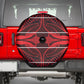 Scarlet Red Khotso Mojalefa Poone Spare Tire Cover Basotho Khotso Blanket Inspired