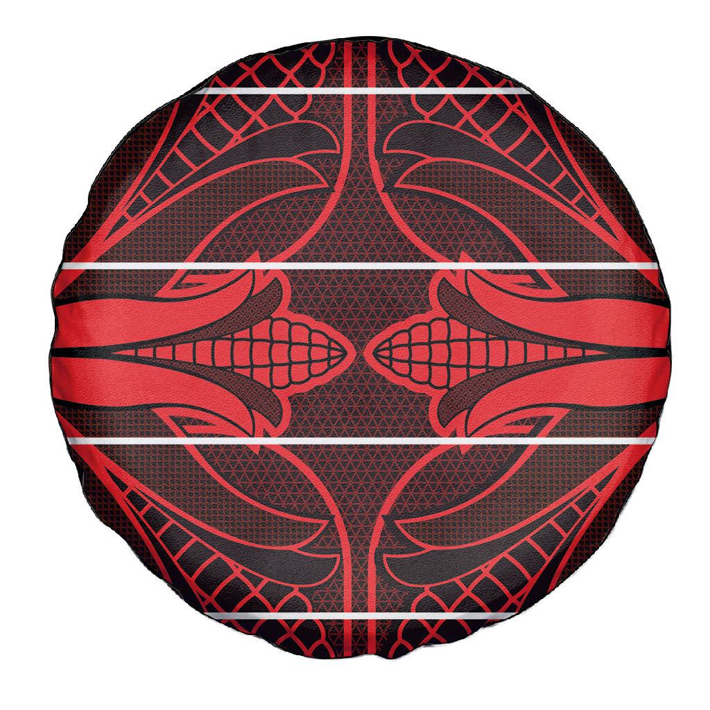 Scarlet Red Khotso Mojalefa Poone Spare Tire Cover Basotho Khotso Blanket Inspired