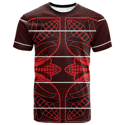 Scarlet Red Khotso Mojalefa Poone T shirt Basotho Khotso Blanket Inspired