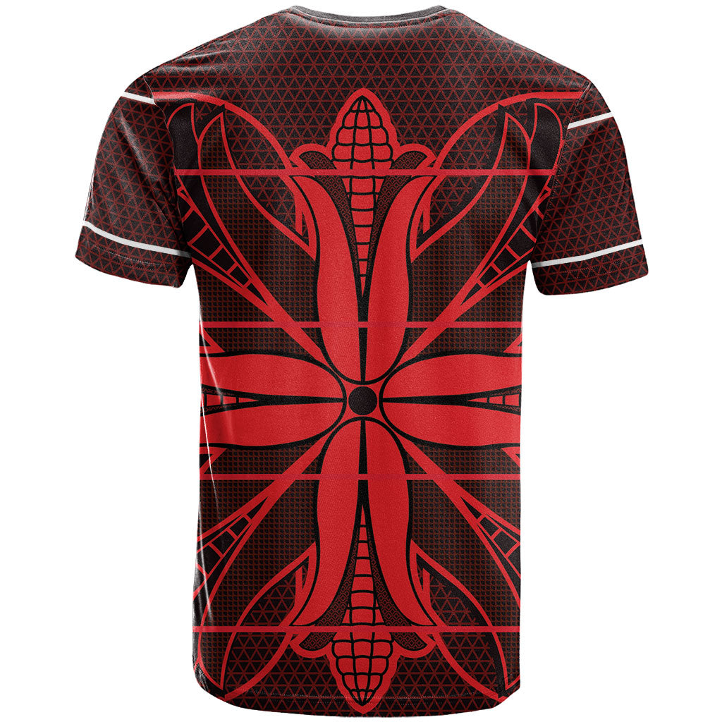 Scarlet Red Khotso Mojalefa Poone T shirt Basotho Khotso Blanket Inspired